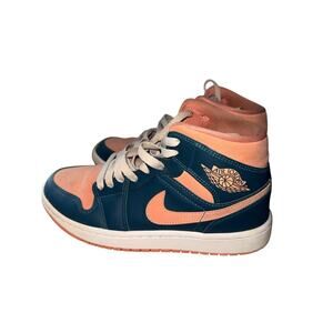 Air Jordan 1 Mid Dark Teal Green Womens sx 7.5